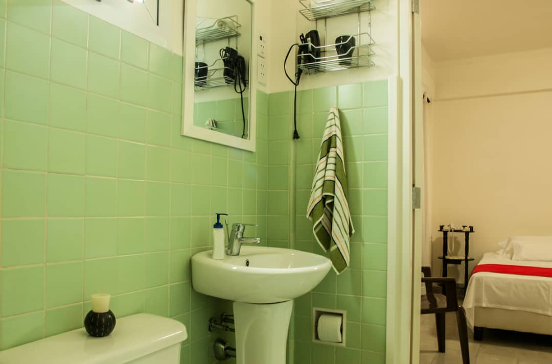 'Bathroom' Casas particulares are an alternative to hotels in Cuba.